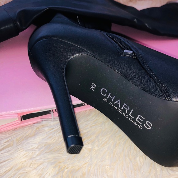 Charles by Charles D Perfect OTK Stiletto - Picture 2 of 5